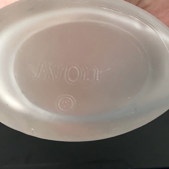 Vintage Frosted Avon Dolphin 8 oz. Skin So Soft Frosted Bottle - Picture 3 of 3